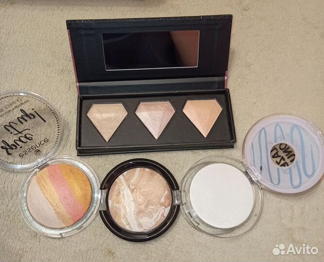 Палетка румяна хайлайтер catrice essence nyx