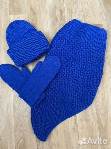 Комплект (шапка, снуд, варежки)