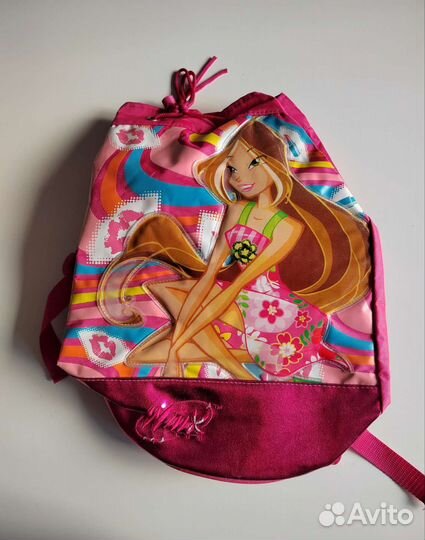 Детский рюкзак-мешок для обуви школьный Феи Винкс