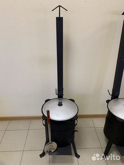 Казан чугунный с печью