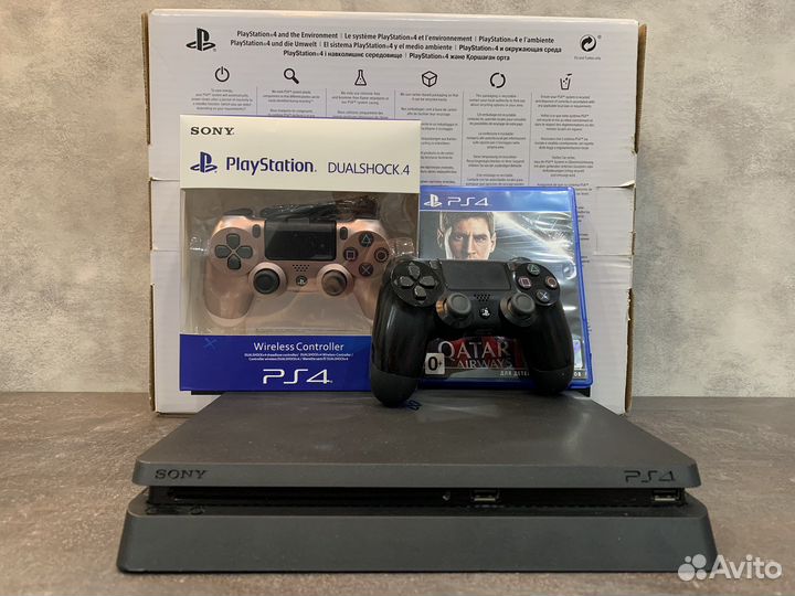 Sony PlayStation 4 Slim + 550 игр