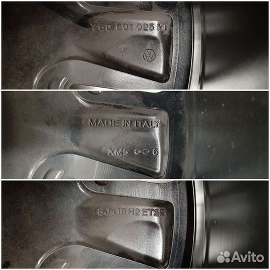 Оригинальные диски Volkswagen Touareg 3 R18 Италия