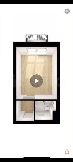 Квартира-студия, 20,4 м², 5/18 эт.