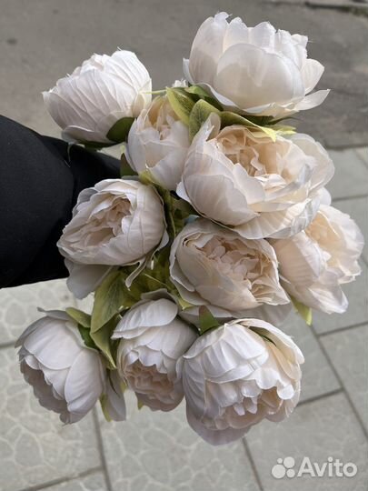 Искусственные цветы пионы