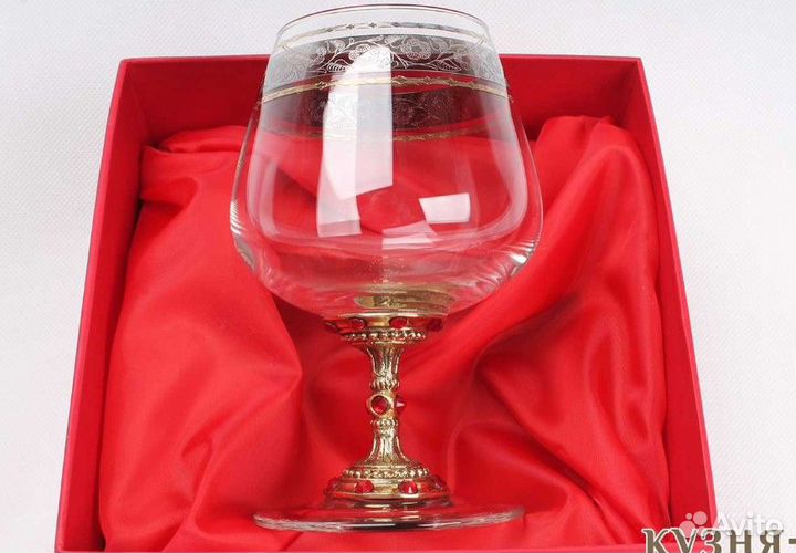 Бокал для коньяка в подарочной коробке
