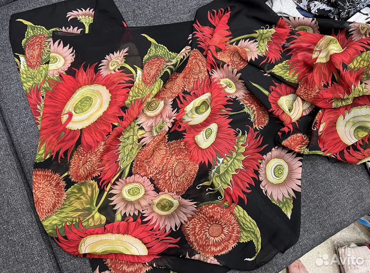 Платок шарф шифоновый