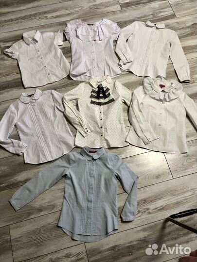 Школьные рубашки и сарафаны