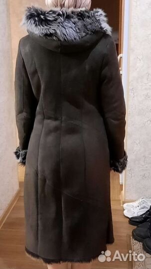 Женская кожаная дубленка