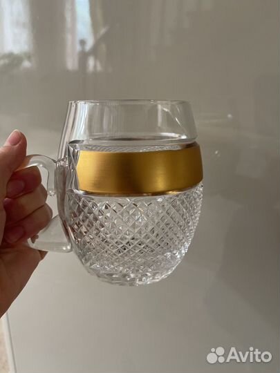 Кружка хрусталь богемия