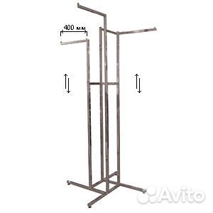 Вешало - стойка для одежды 4-х рожковая