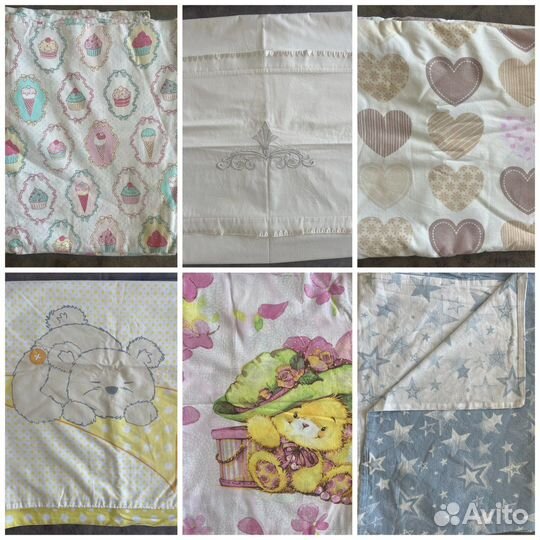 Белье постельное для детской кроватки