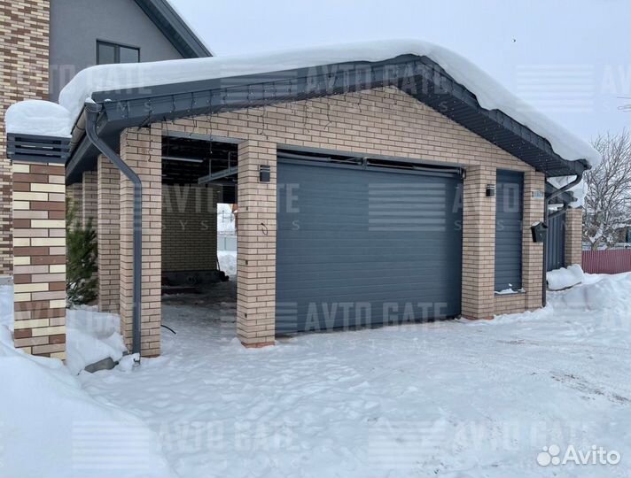 Гаражные секционные ворота