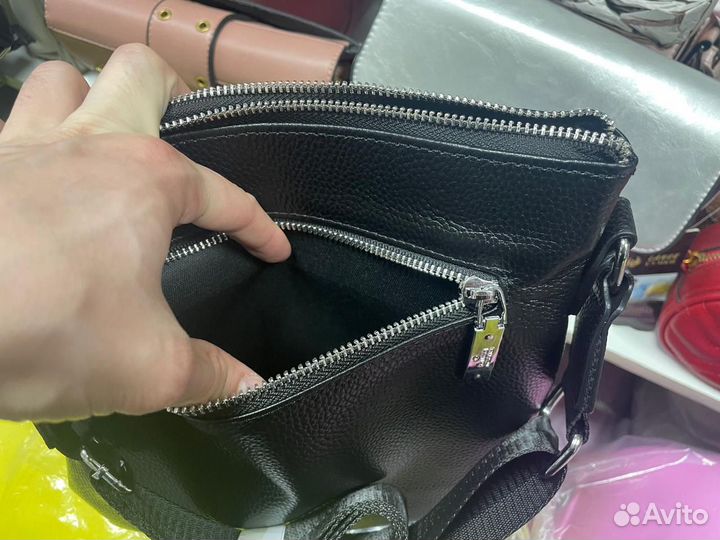 Сумка gucci мужская натуральная кожа