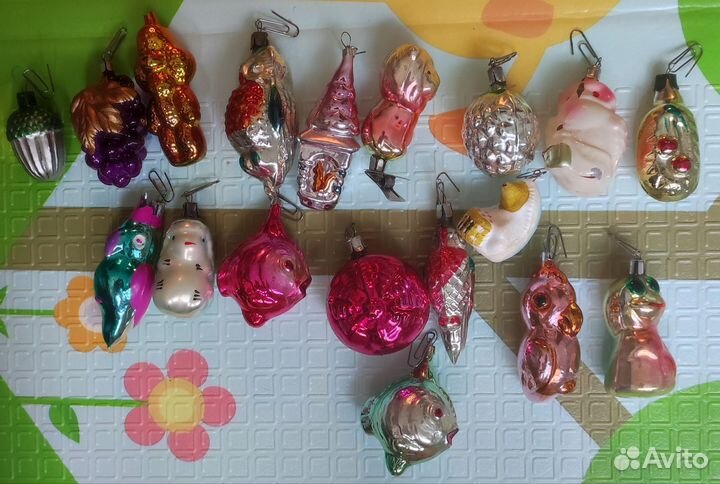 Елочные игрушки СССР