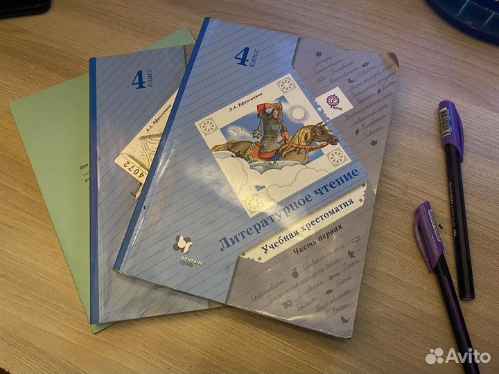 Хрестоматия Л.А Ефросинина 4 класс