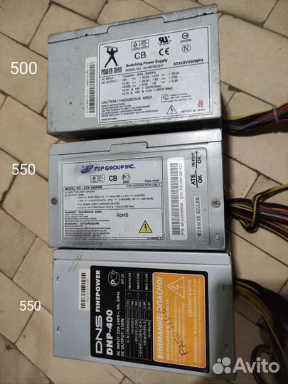 Бп 400w и переходник на 6пин и 450w