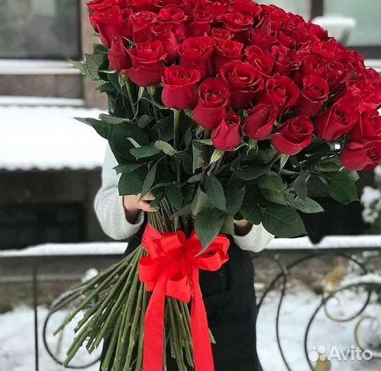 101 Роза Цветы Букеты 51 25 Роз Доставка