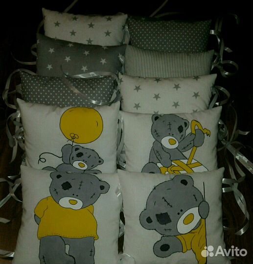 Новые бортики для детской кроватки