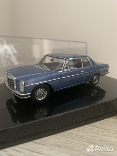 Mercedes-Benz 280C Coupe Blue (масштаб 1:43)