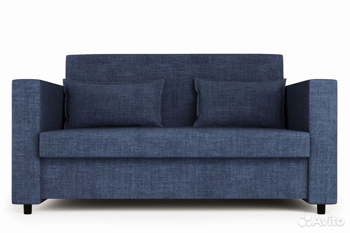 Диван кровать синий