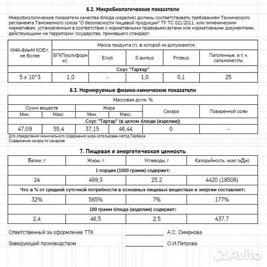 Разработка ТТК, ТК