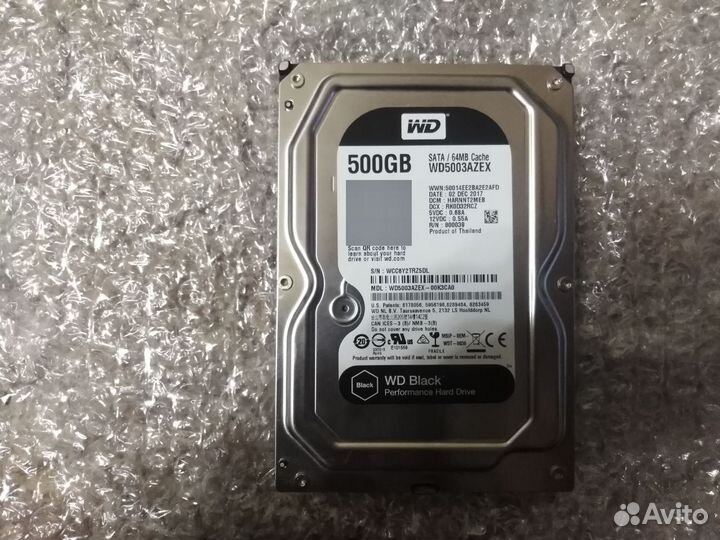 Жесткий диск 500гб WD black