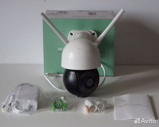 5Мп Уличная поворотная wifi камера видеонаблюдения