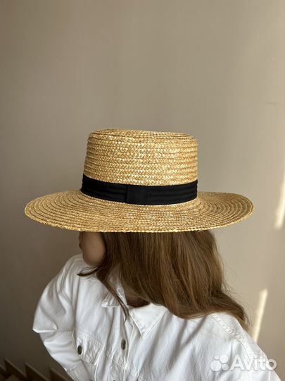 Шляпа соломенная женская