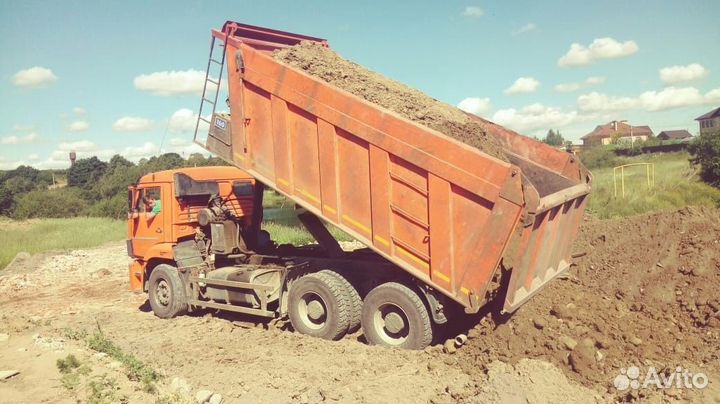 Земля для выравнивания участка