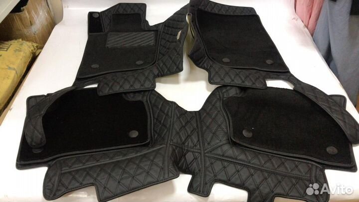 3D Коврики Audi Q5 Высокие Борта Экокожа