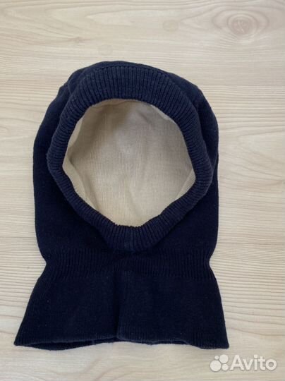 Шапка шлем на 5-7 лет зимняя двусторонняя