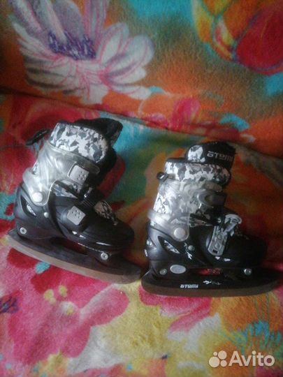 Коньки хоккейные и ролики