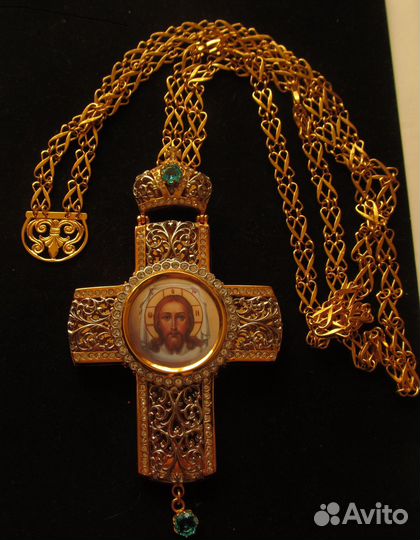 Крест наперсный с цепью