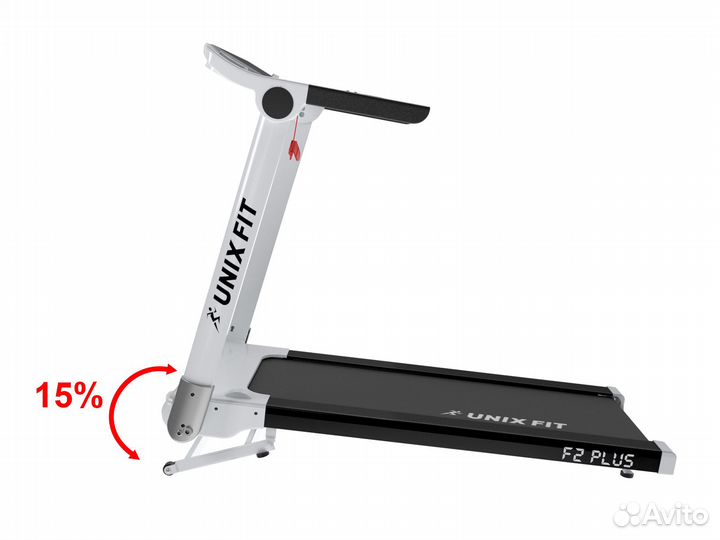 Беговая дорожка unixfit Hi-tech F2 plus Arctic Ice