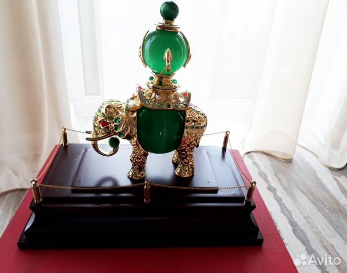 Статуэтка Слон позолоченный