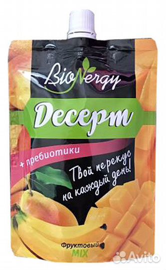 Десерт груша банан манго BioNergy 140 г