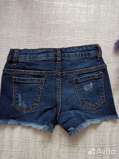 Детские джинсовые шорты на девочку