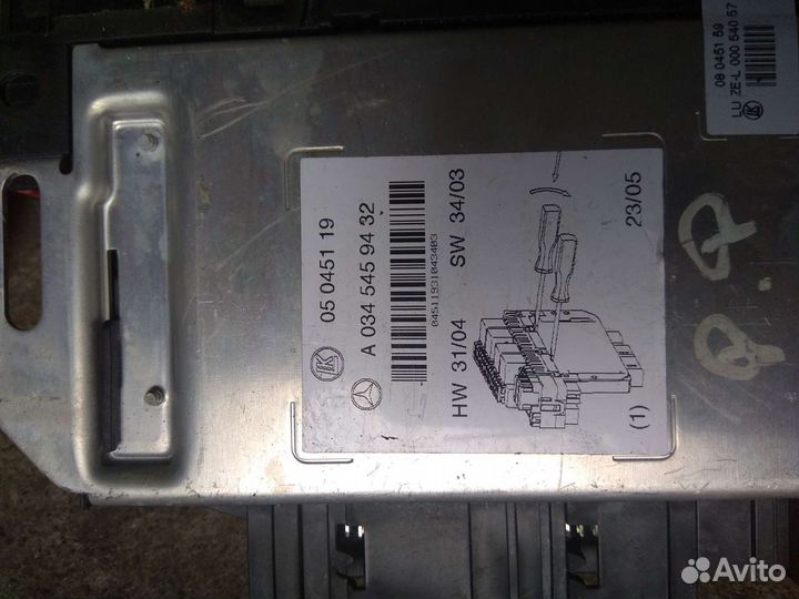SAM Блок управления a0295450432 Мерседес