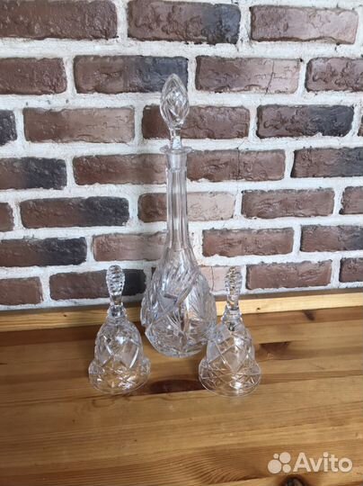 Хрустальные бокалы и графин Nachtmann Германия