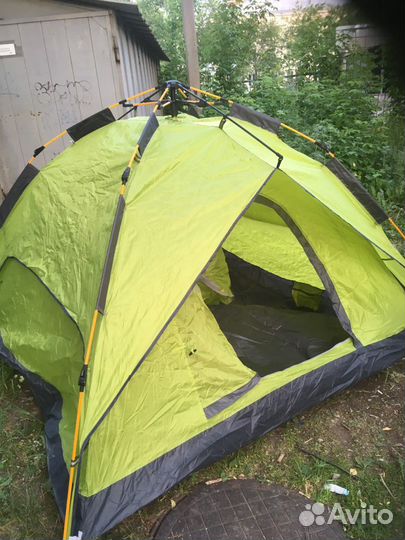 Автоматическая 2 в1 палатка, 3-4 местная