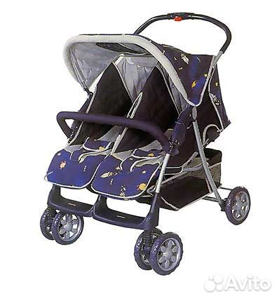 Коляска для двойни новая