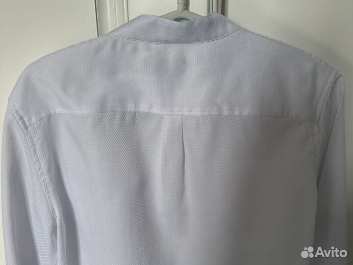 Рубашка белая для мальчика 7-8 лет