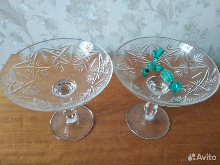Конфетницы, креманки 2 шт СССР