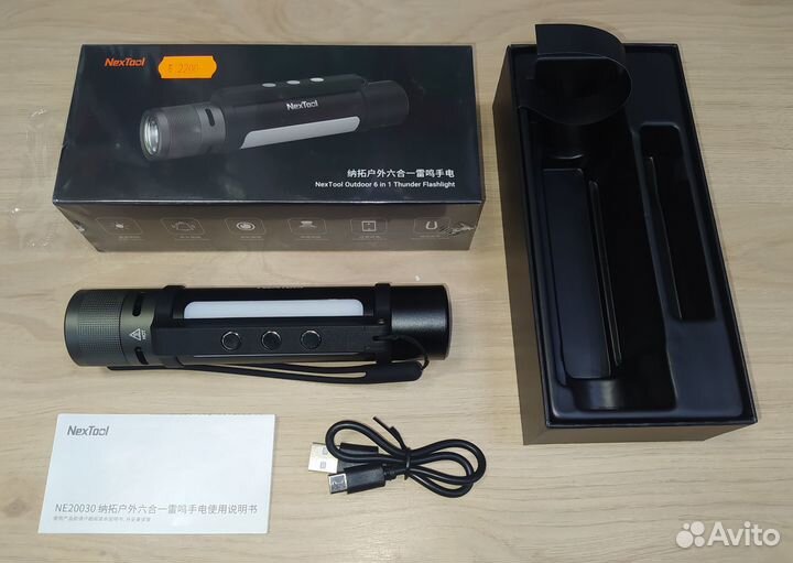 Фонарь Xiaomi NexTool Natuo Outdoor 6-in-1 Thunder