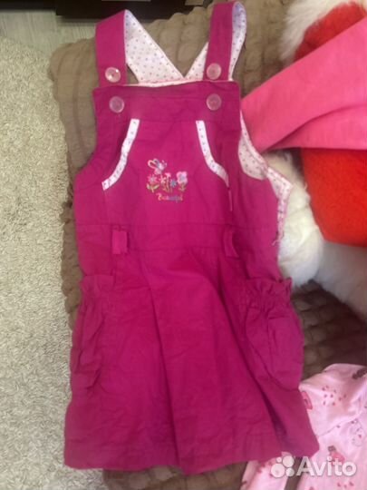 Вещи пакетом на девочку 104 110