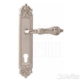 Дв. Ручк. на пл. Melodia 229/229 Libra сер. (cyl)