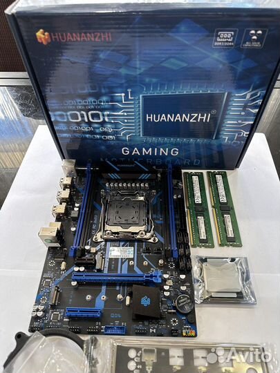 Комплект мать проц память X99 2011v3 E5-2670v3