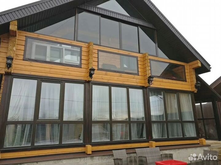 Остекление веранд беседок террас