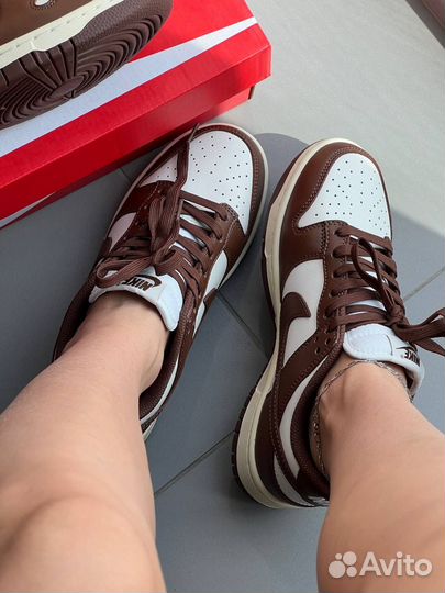 Кроссовки nike dunk low cacao