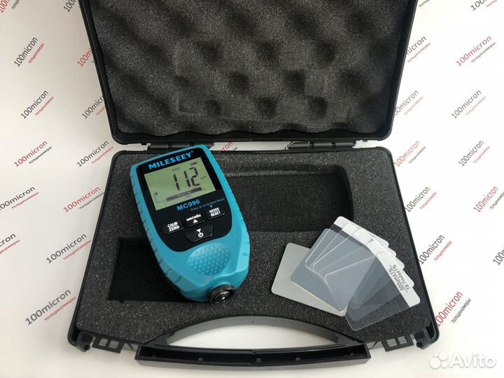 Новый толщиномер Mileseey MC996 в кейсе